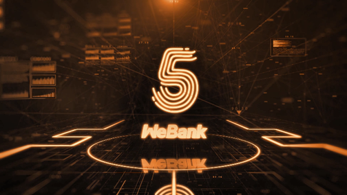WeBank微眾銀行五周年紀(jì)念獎